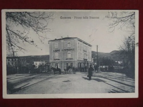 CORMONS Piazza della Stazione –  animata, viaggiata, posta militare 1916 #4951