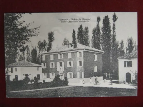 Vigarano Mainarda Villino Azzolini Chiarabelli anni 10/20 non viaggiata #12935