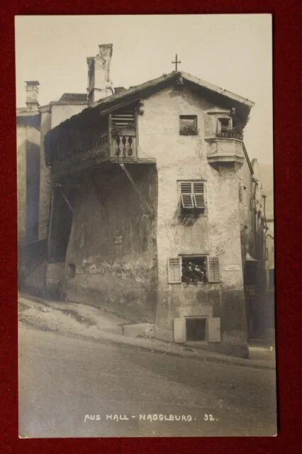 Austria Aus Hall Nagglburg anni 20/30 non viaggiata #14075
