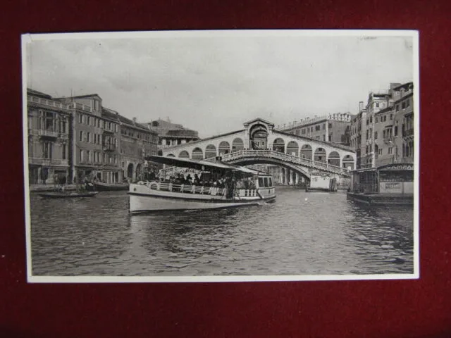 Venezia Ponte di Rialto anni 10/20 non viaggiata #11578
