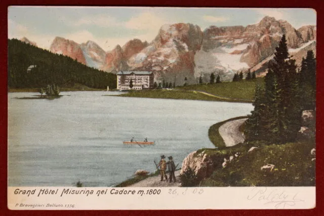 CADORE Grand Hotel Misurina viaggiata “900 #14027