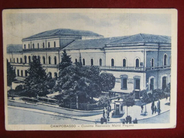 Campobasso Convitto Nazionale M. Pagano anni 30 viaggiata FG #9215