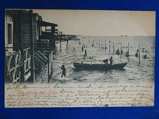 LIDO Un Saluto dal Lido pescatori 1899 #14507