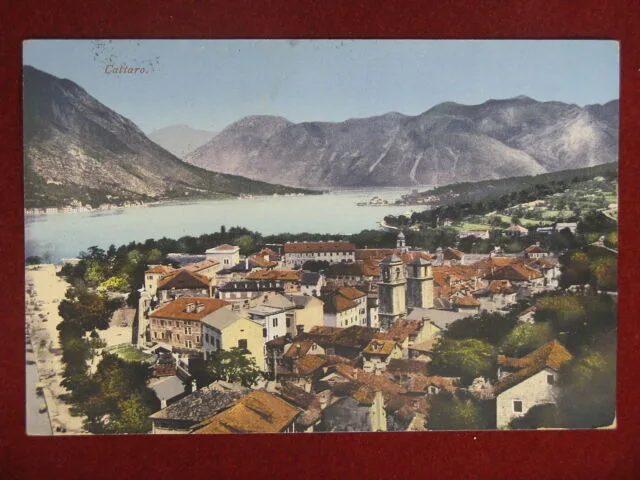 CATTARO Montenegro viaggiata anni 10 #11242