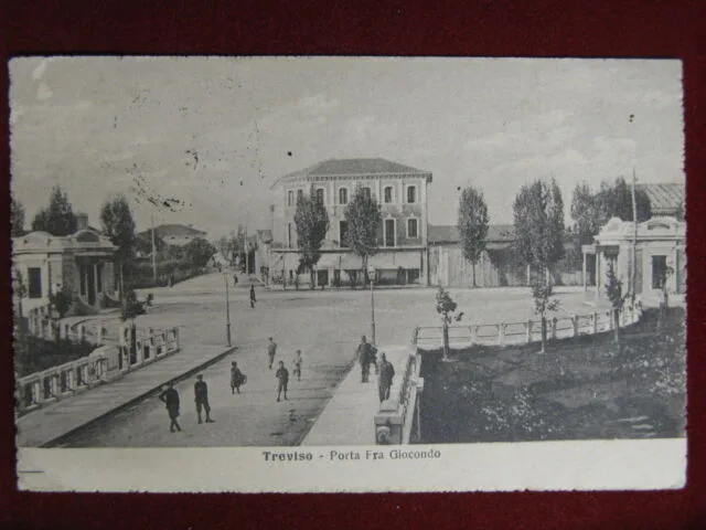 Treviso Porta Fra Giocondo anni 10 viaggiata #13226