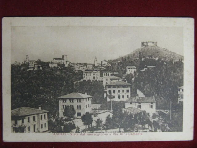 Asolo Via Rinascimento anni 20 viaggiata #13220