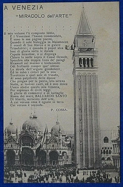 VENEZIA Campanile no viaggiata “900 f/p #19167