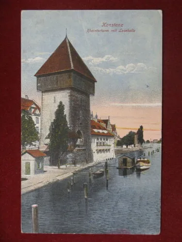 KONSTANZ Germania illustrata no viaggiata anni 20 #11267
