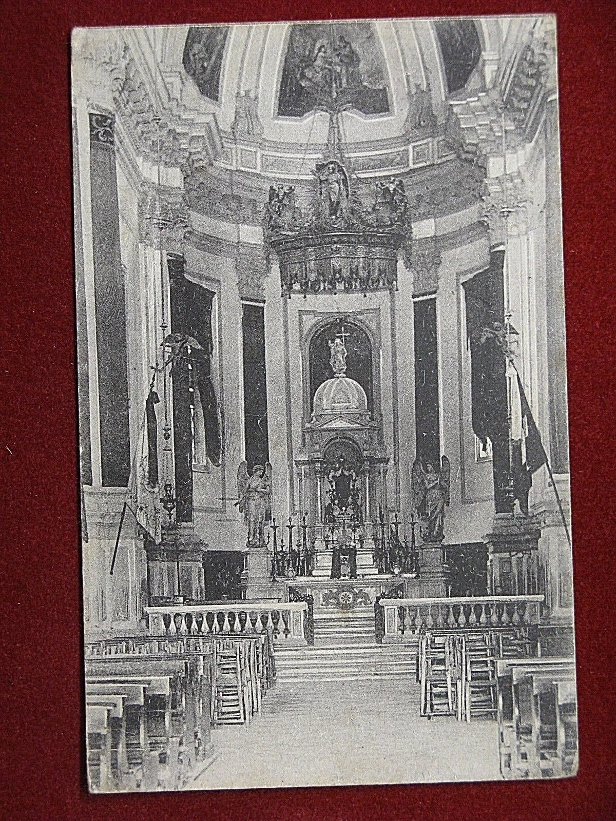 TRIBANO Chiesa di S. Martino Altare Maggiore – viaggiata, 1930 #15257