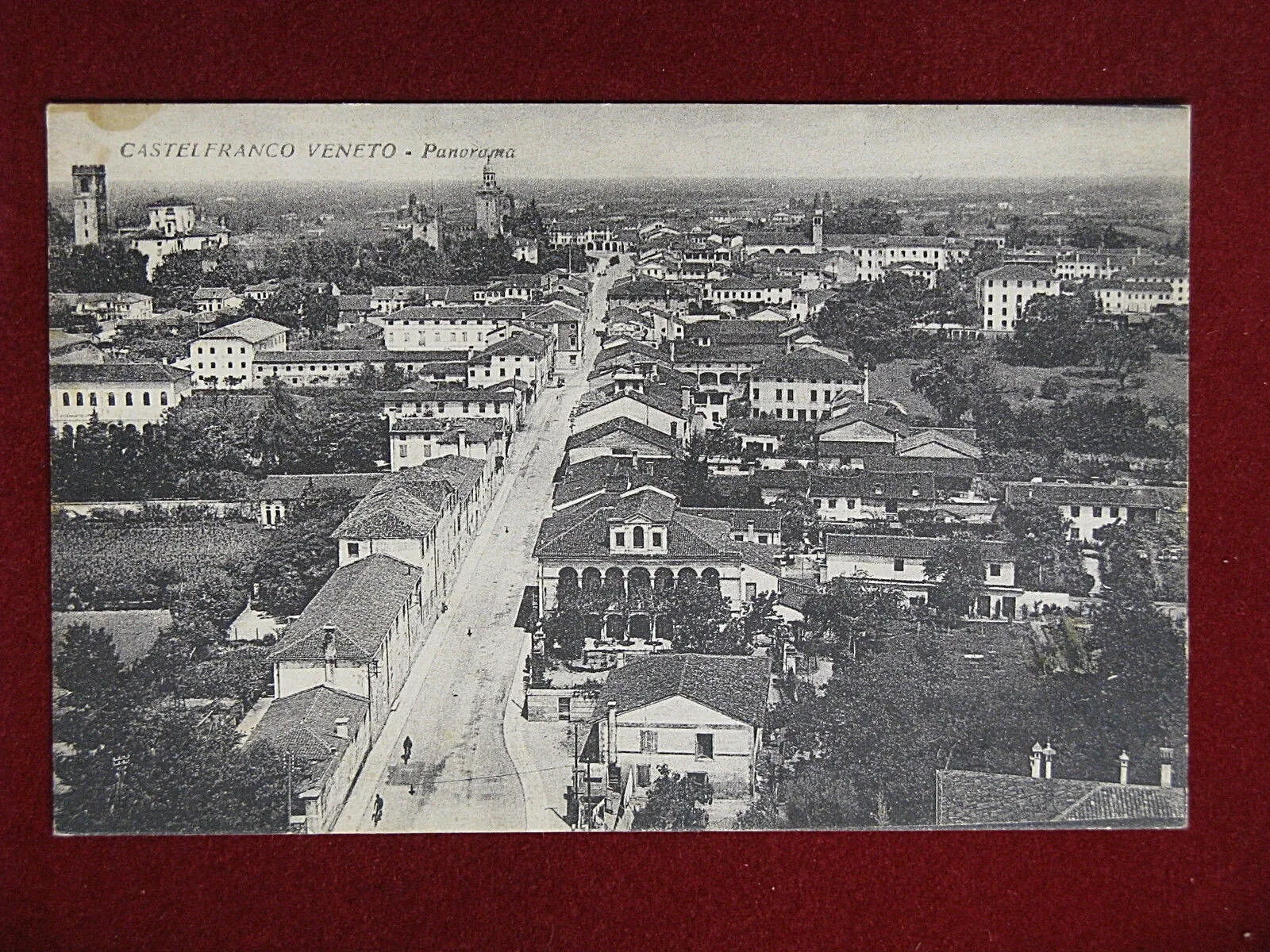 CASTELFRANCO VENETO Panorama viaggiata, anni 50 #13249