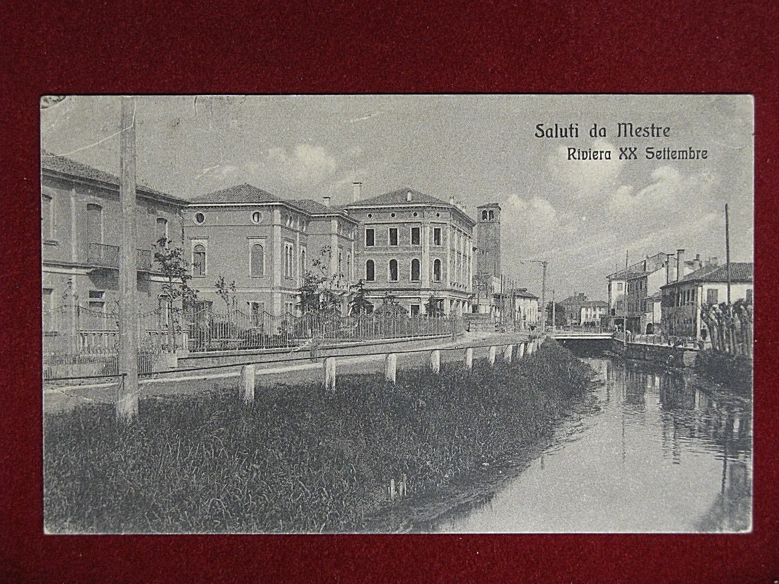 SALUTI DA MESTRE Riviera XX Settembre, viaggiata 1917 #14499