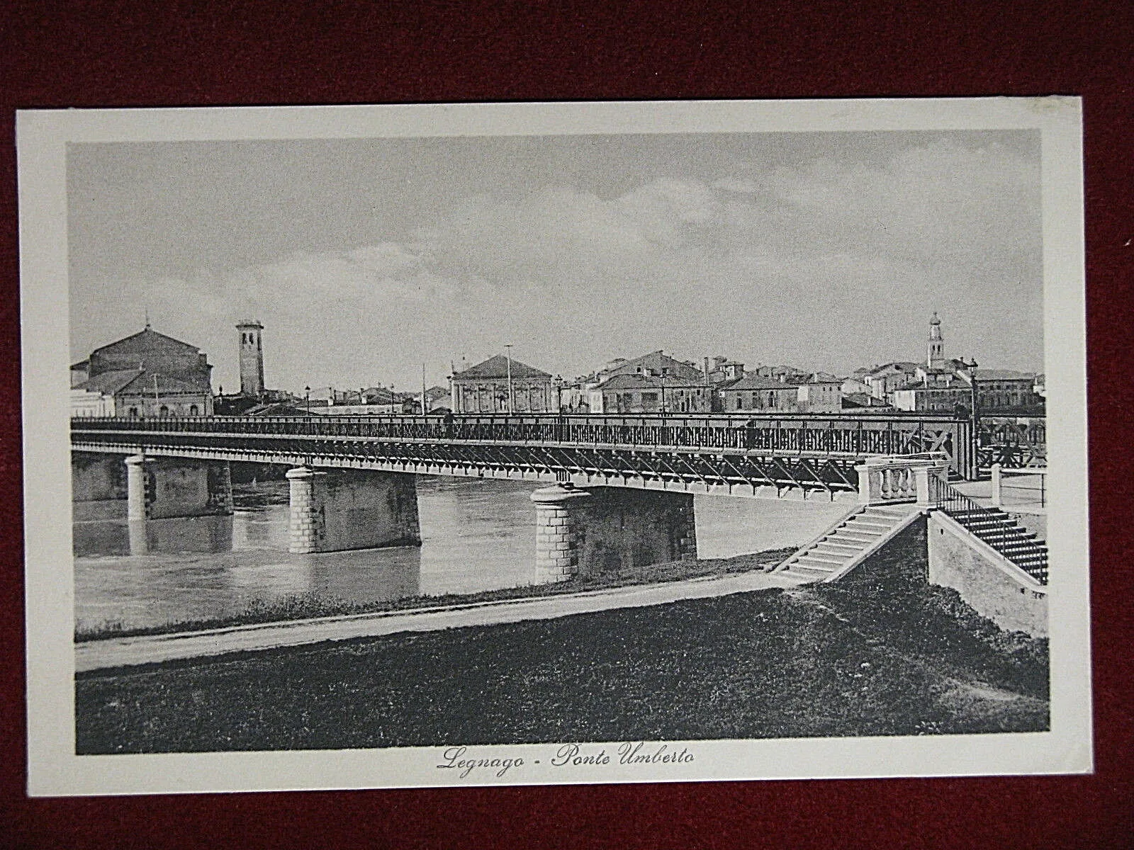 LEGNAGO Ponte Umberto no viaggiata, anni 20 #15054