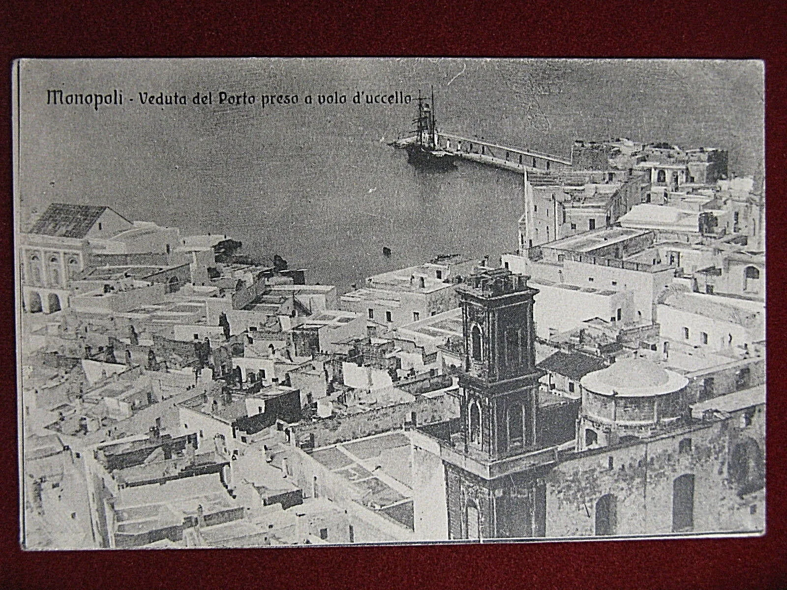 Monopoli Veduta del Porto anni 20/30 non viaggiata #13308