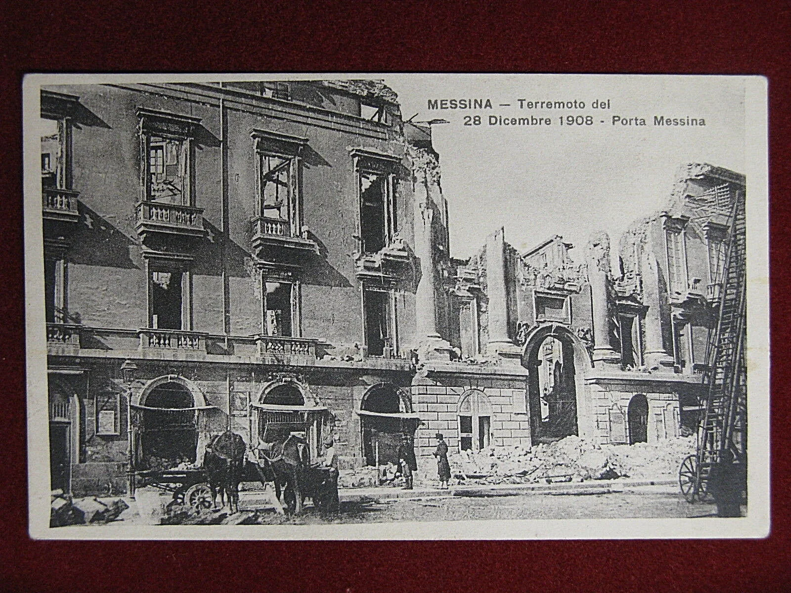 Messina Terremoto 1908 Porta Messina non viaggiata #13413