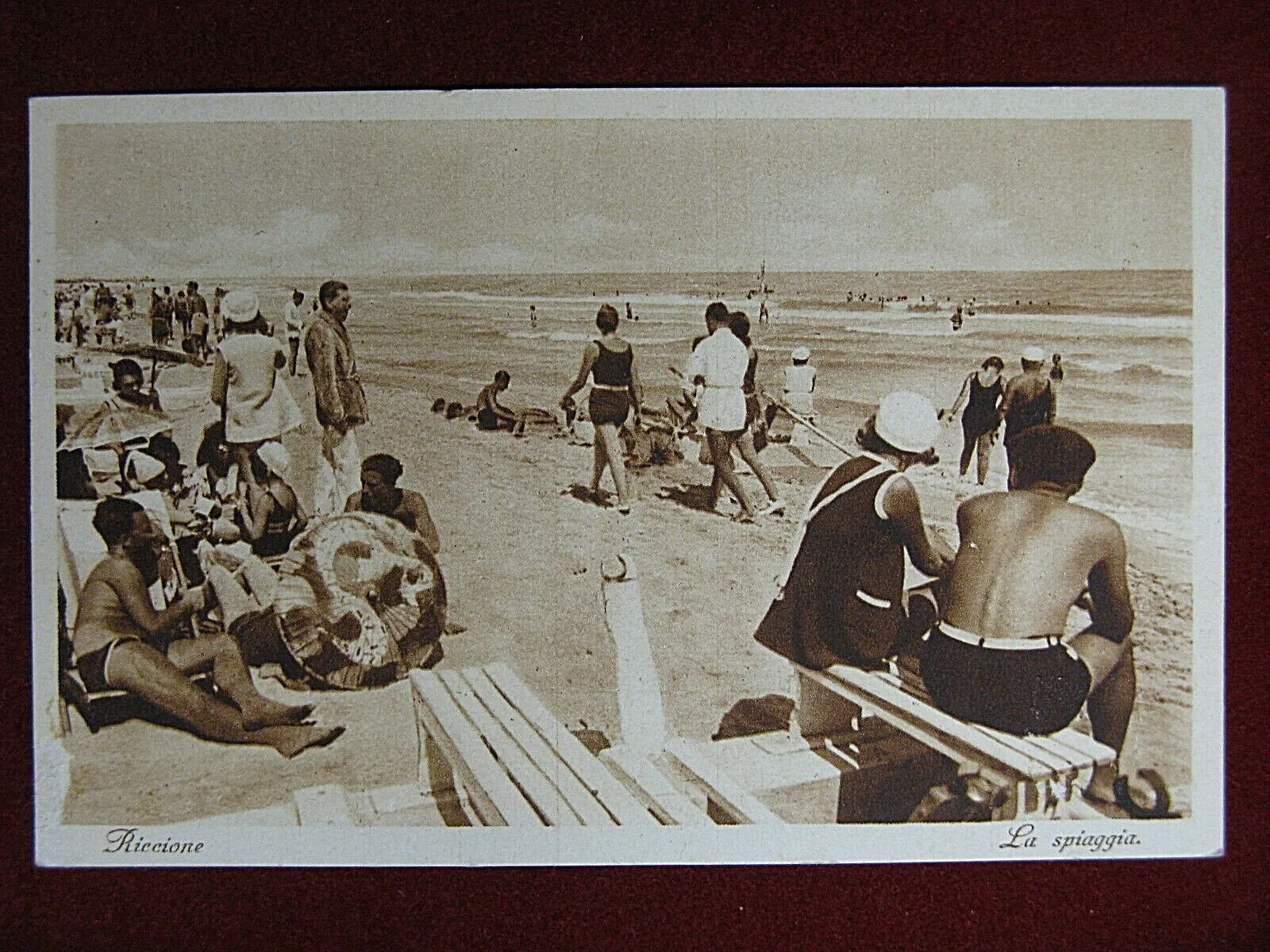 Riccione La Spiaggia anni 20, non viaggiata #13578