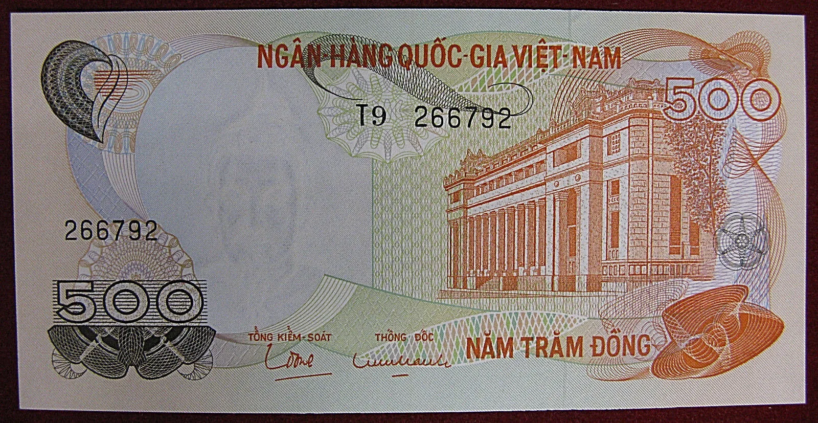 Vietnam del Sud 500 Dong 1970 FDS Pick#28 #B731