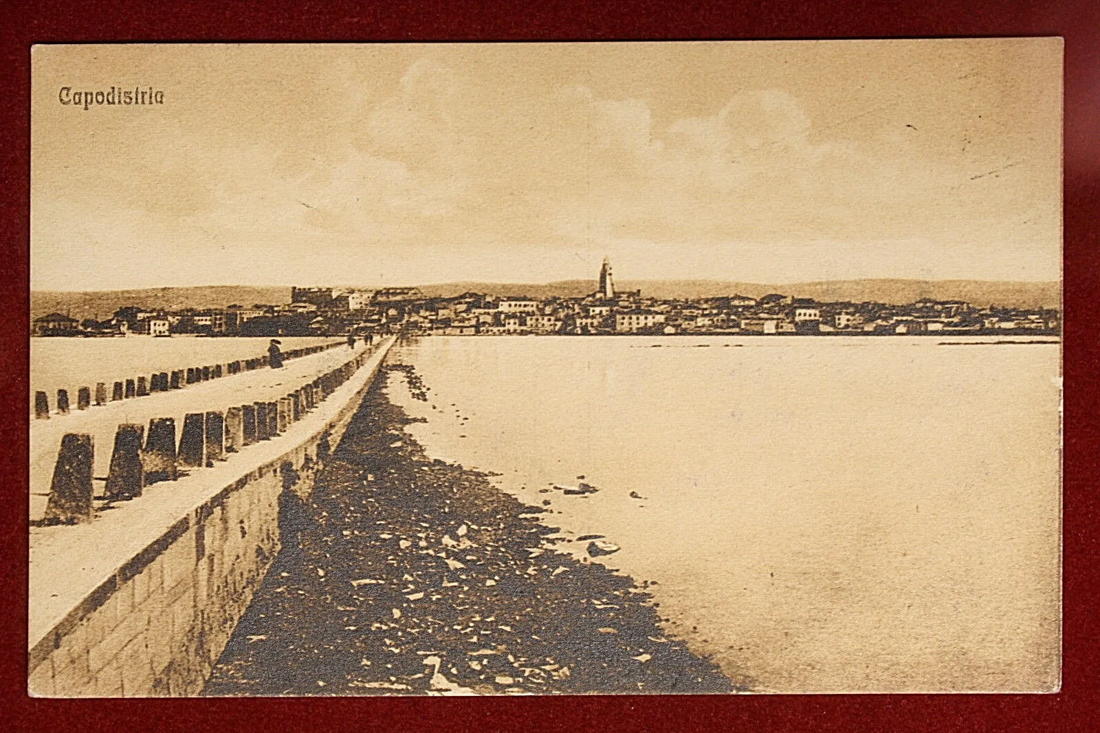 Slovenia Capodistria anni 30 viaggiata #14126