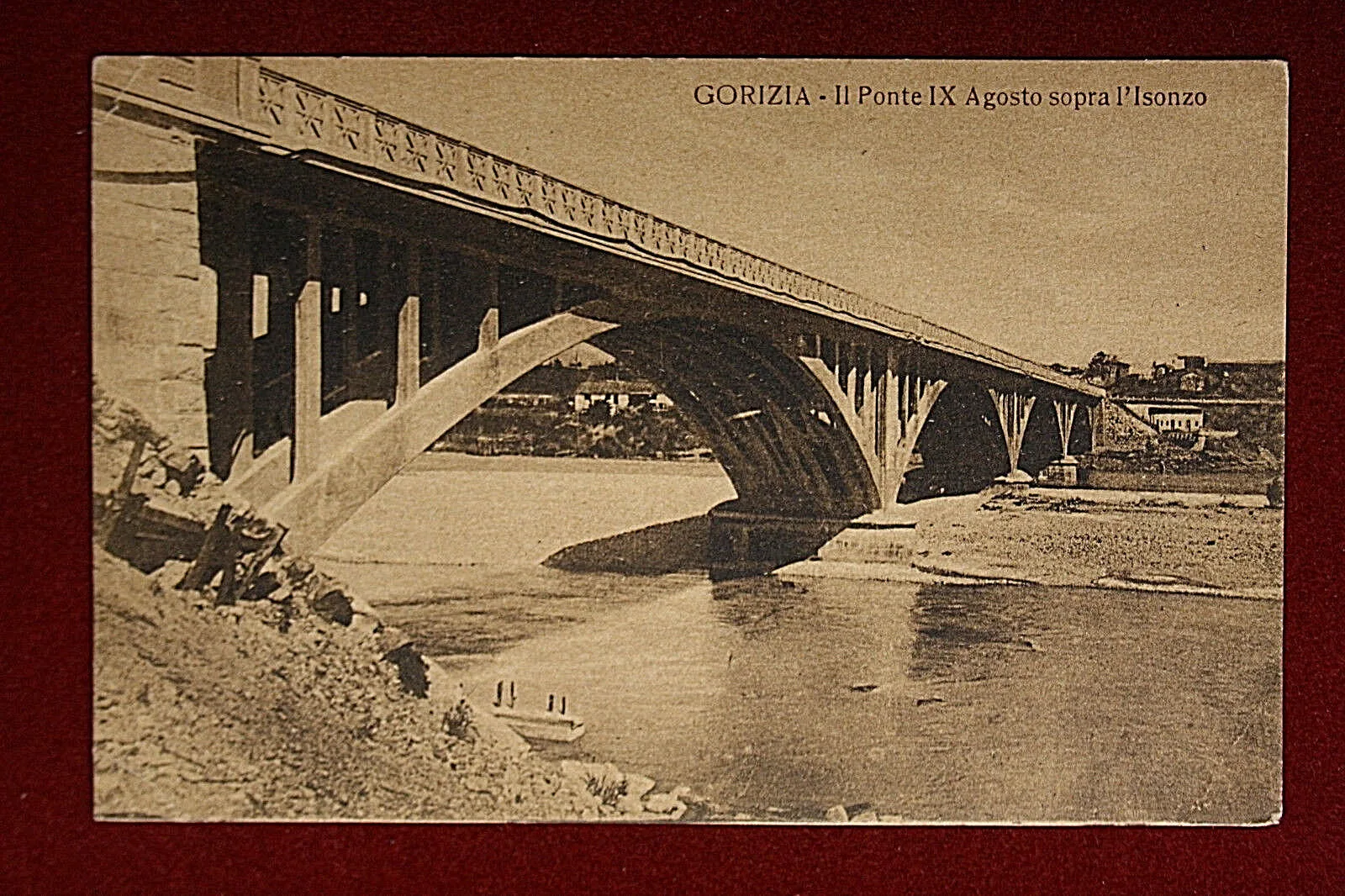 GORIZIA Ponte IX Agosto viaggiata, 1930 #14347