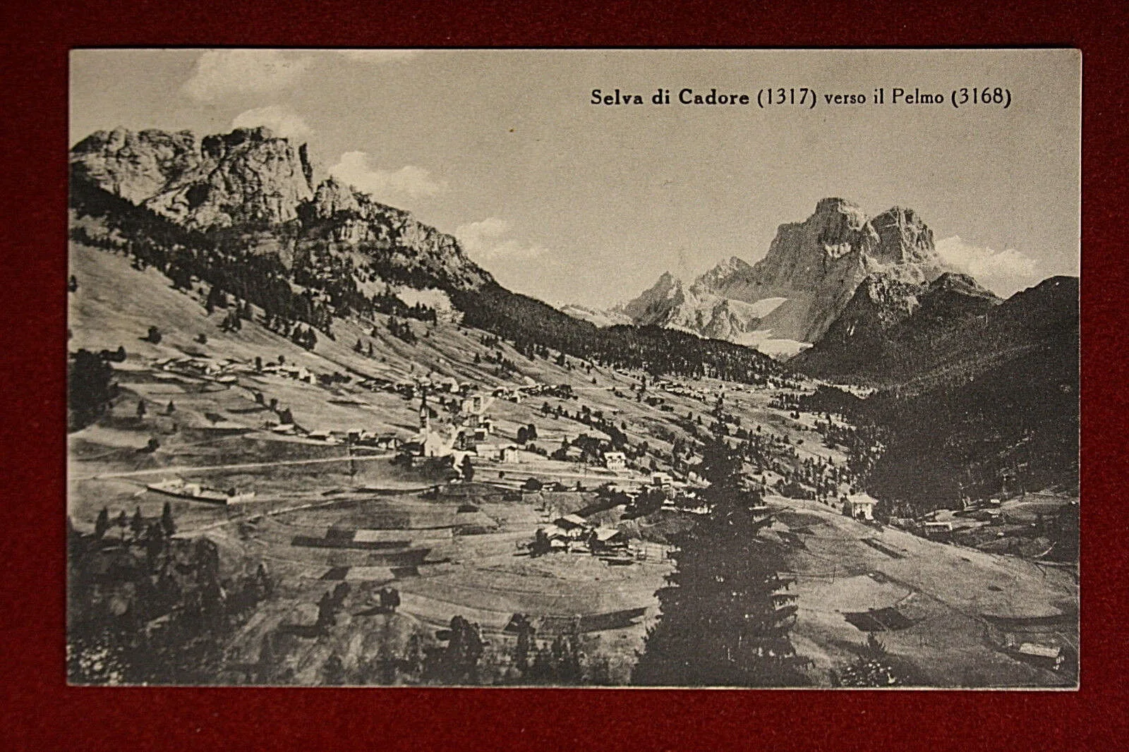 SELVA DI CADORE Verso il Pelmo viaggiata 1950 #14354