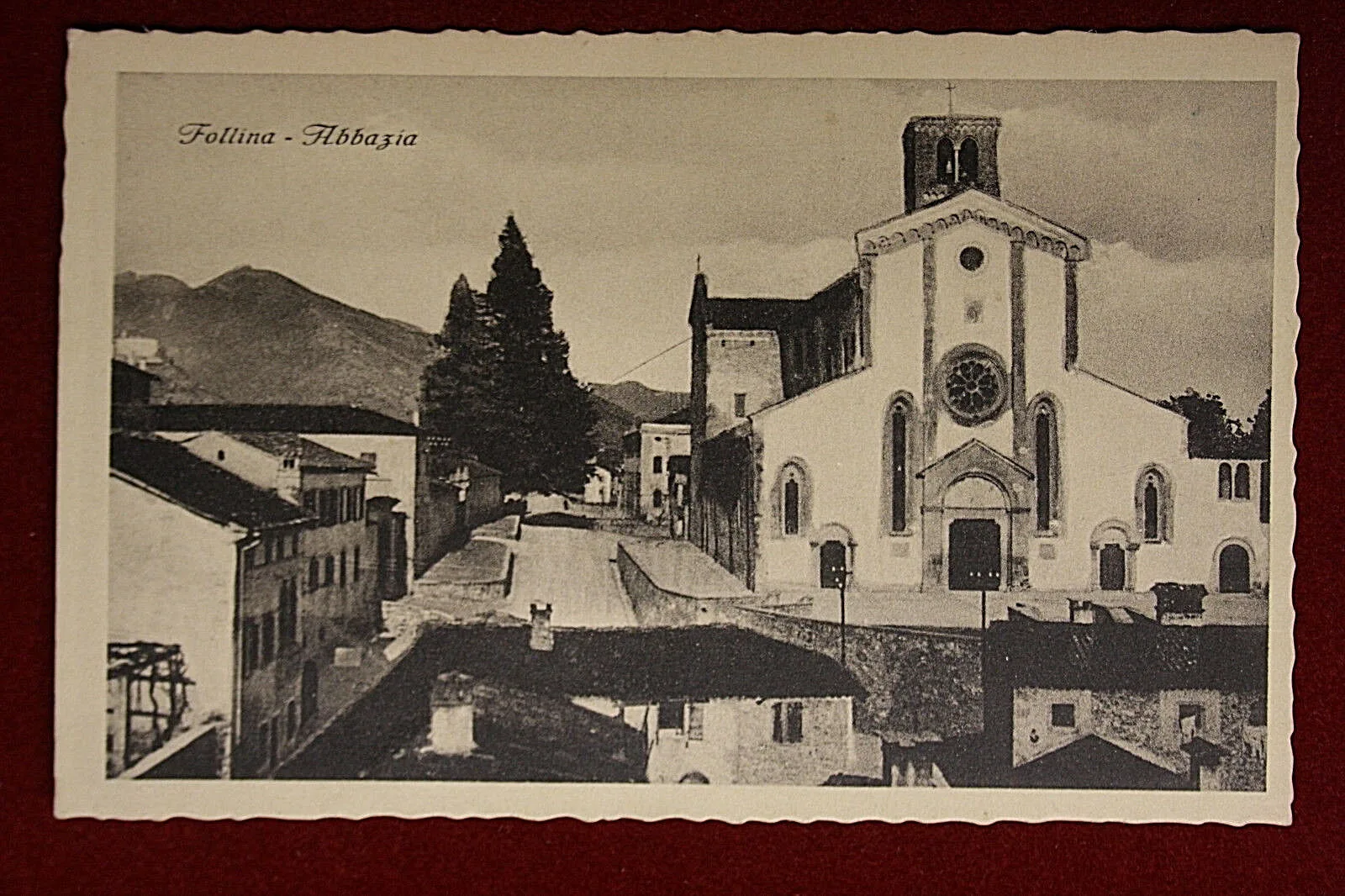 FOLLINA Abbazia, no viaggiata, anni 40 #12688
