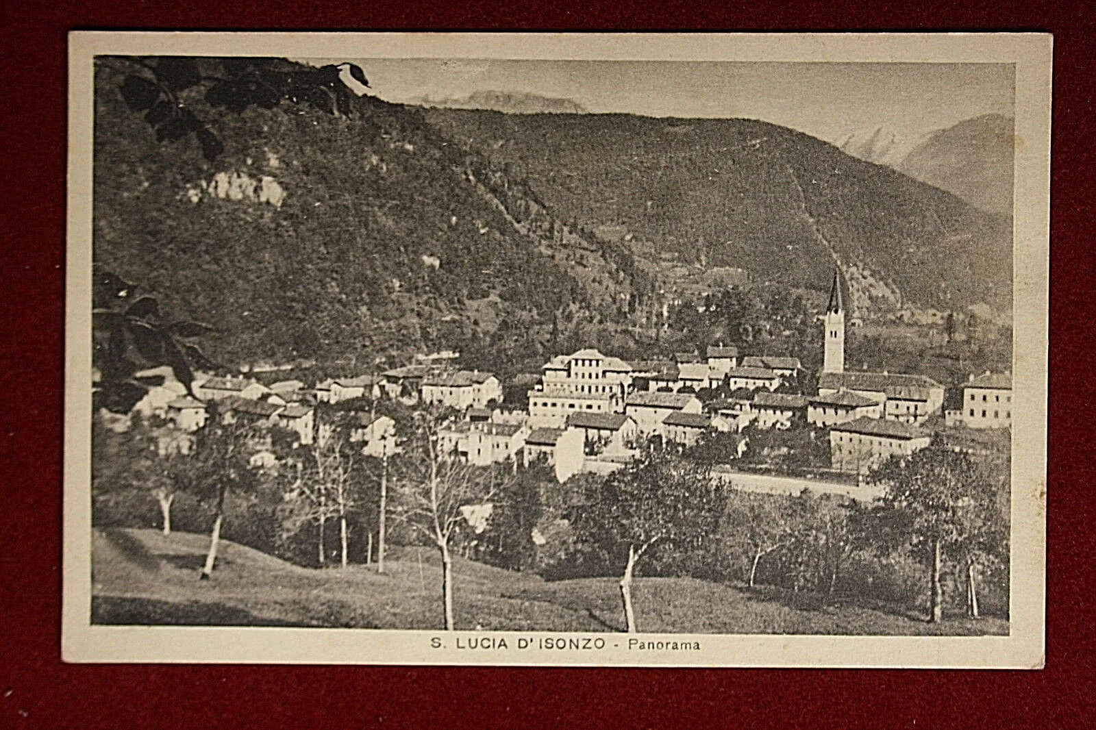 S. LUCIA D’ISONZO Slovenia Panorama, no viaggiata, anni 30 #14361