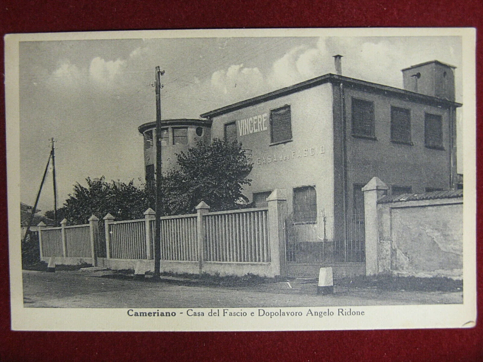 CAMERIANO no viaggiata 1934  f/p #401