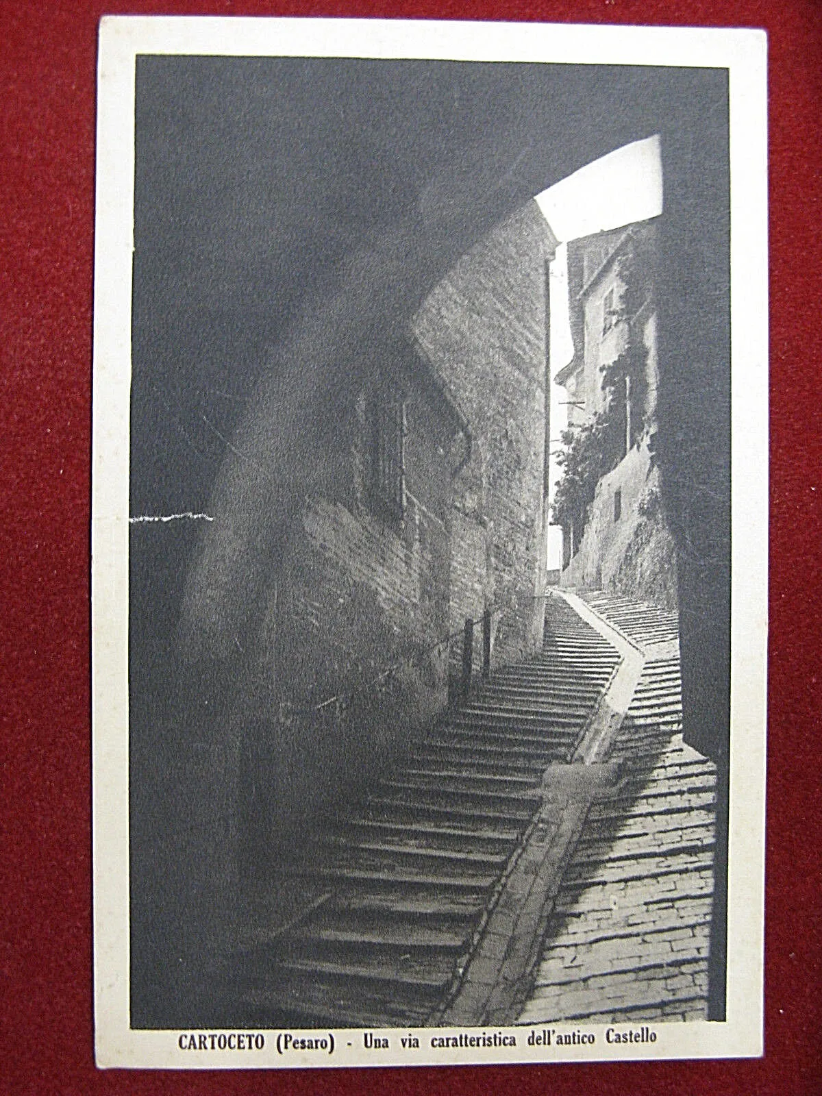 CARTOCETO una Via del Castello  anni 10/20 non viaggiata #12614
