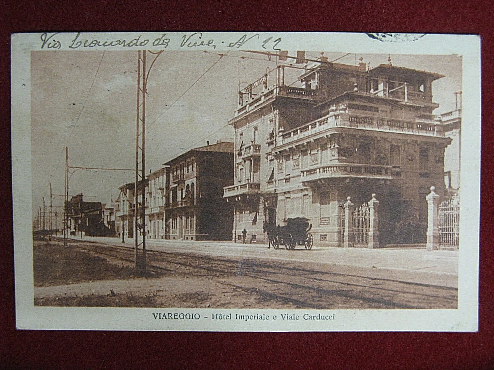 Viareggio Hotel Imperiale anni 20, viaggiata #12700