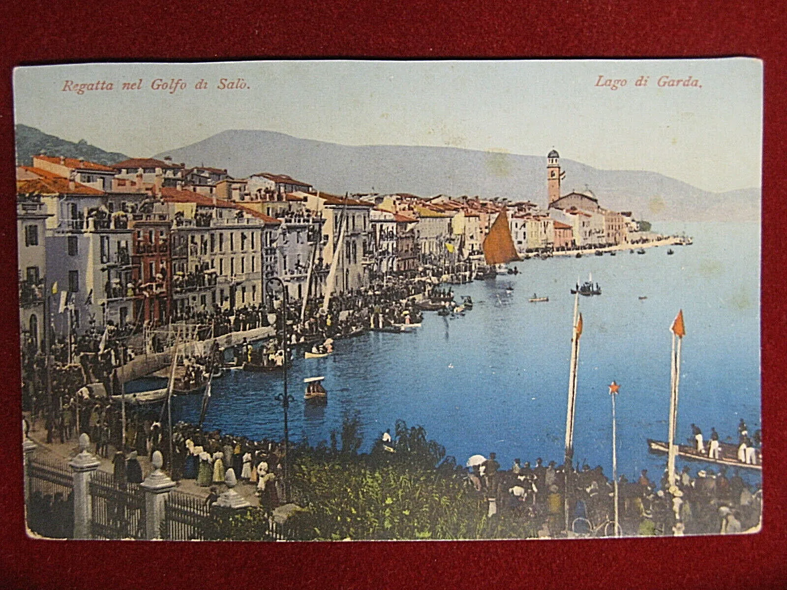 Regatta nel Golfo di Salò anni 10/20, non viaggiata #12766