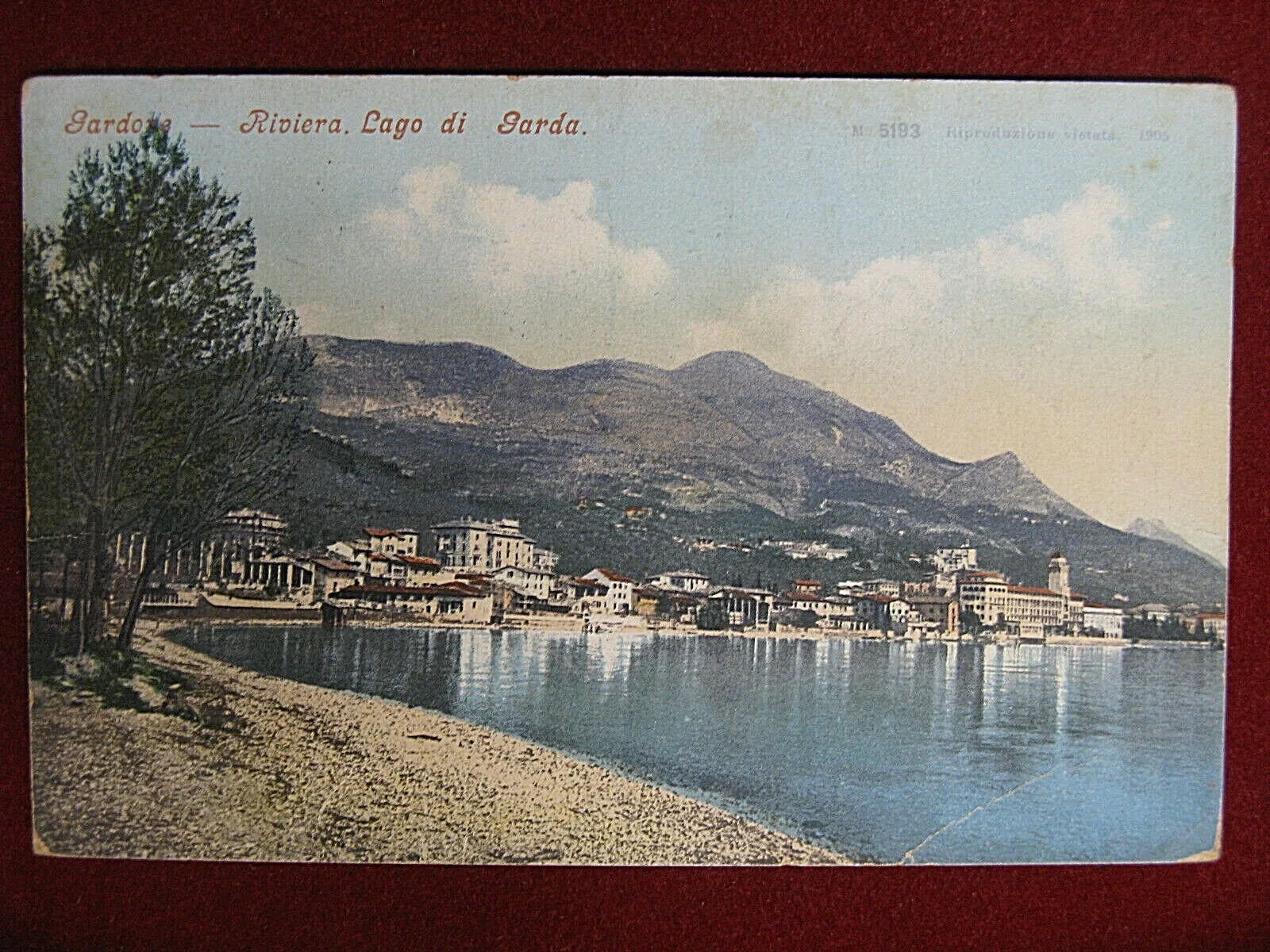 Gardone Riviera Lago di Garda “900 viaggiata #12771