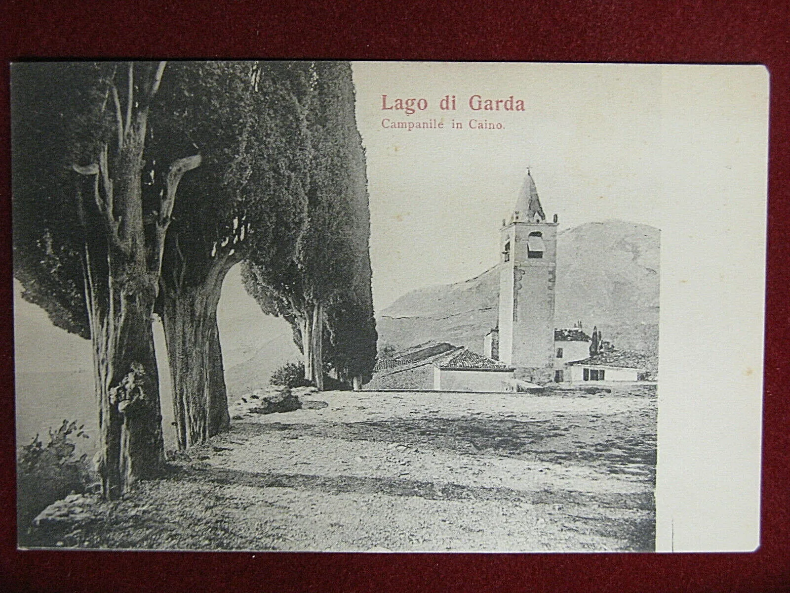 Lago di Garda Campanile in Caino anni 10/20 non viaggiata #12777