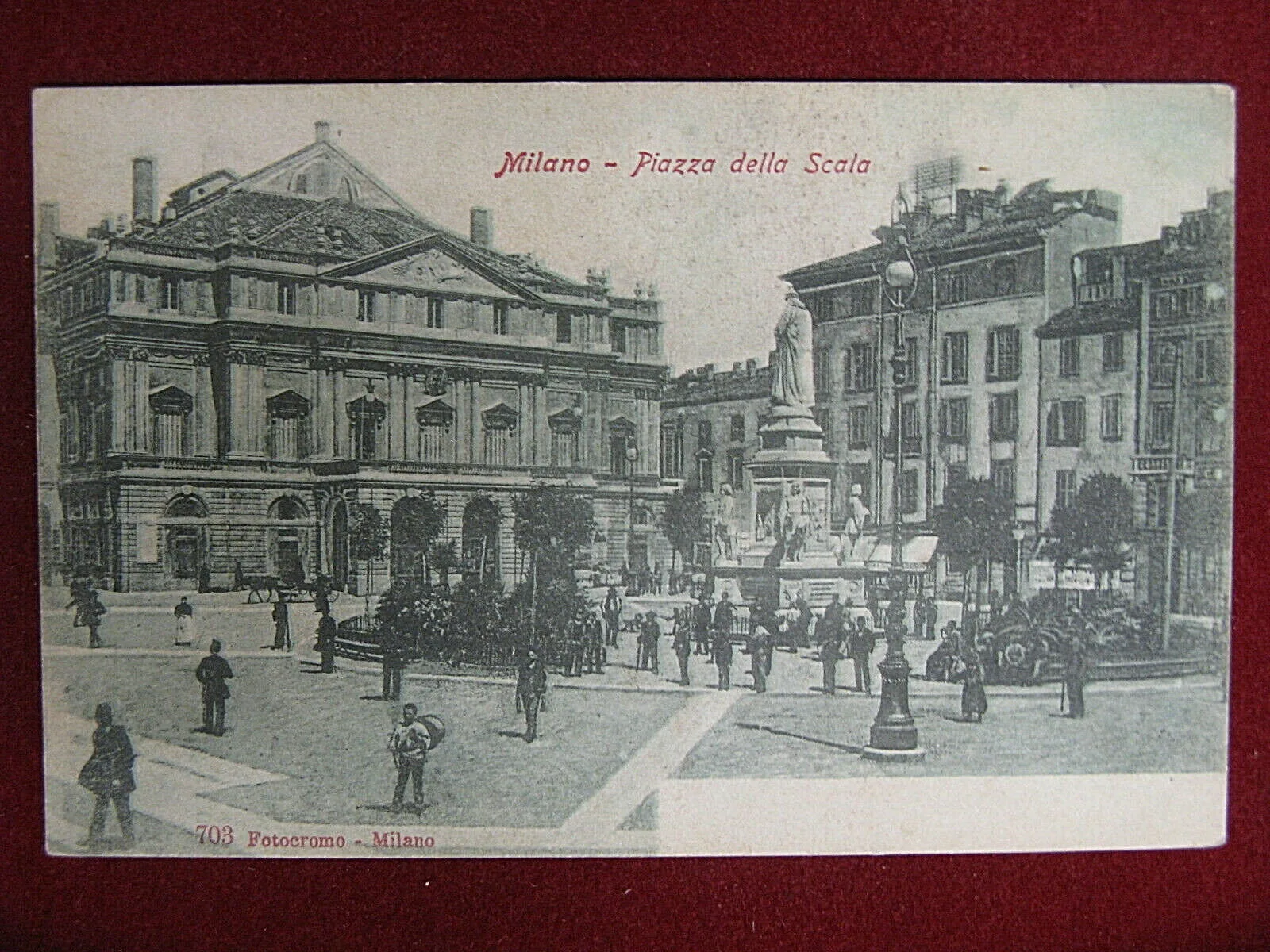 Milano Piazza della Scala anni 20, viaggiata #12791