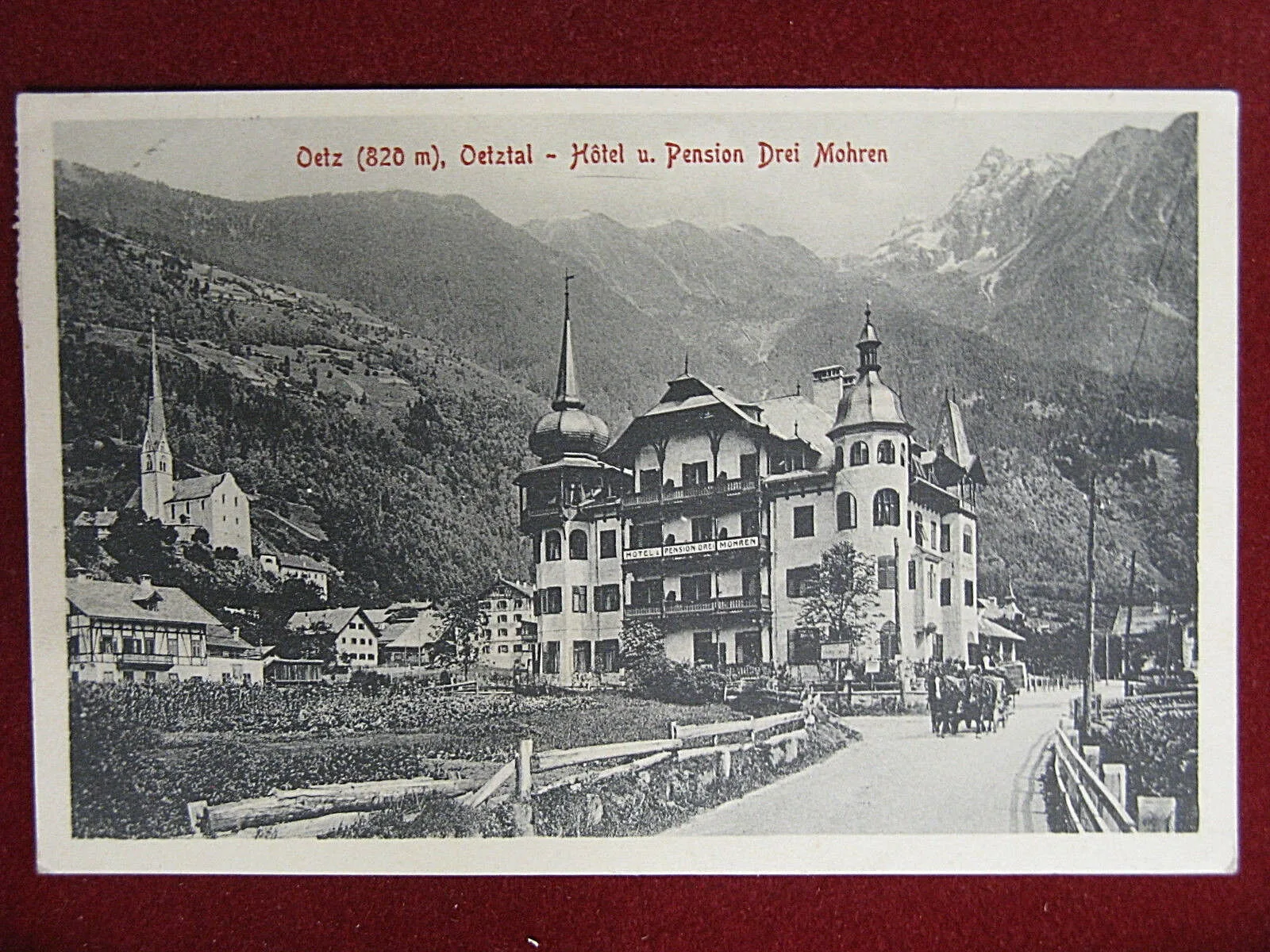 OETZ Oetzal Hotel Pension Drei Mohren anni 10 viaggiata #12198