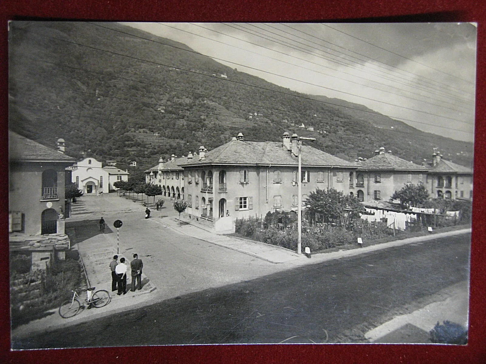 Villadossola Villaggio SISMA anni 60 viaggiata animata FG #12932