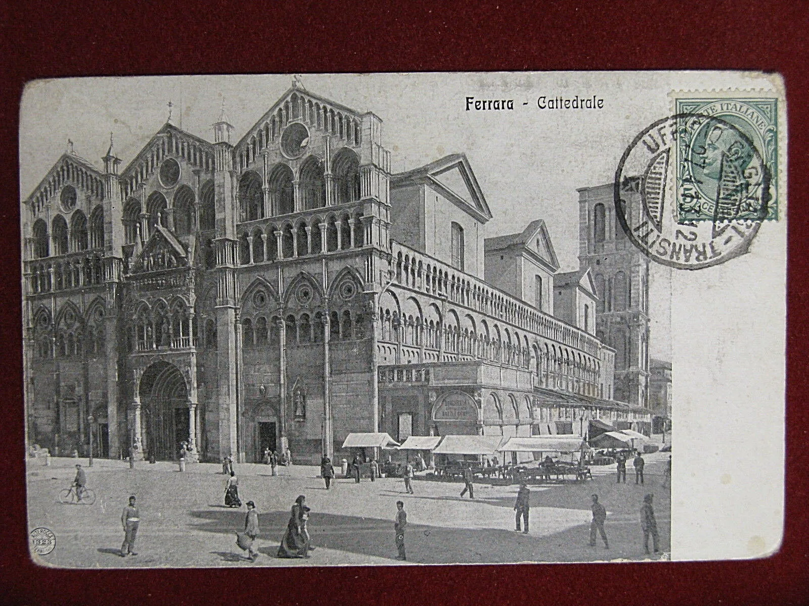Ferrara Cattedrale  anni 10 viaggiata animata #12959
