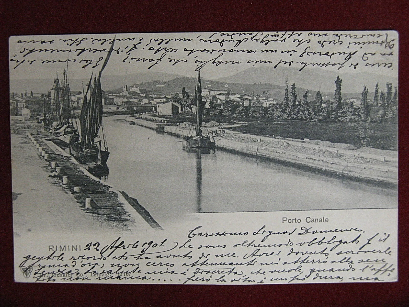 Rimini Porto Canale “900 viaggiata #12960