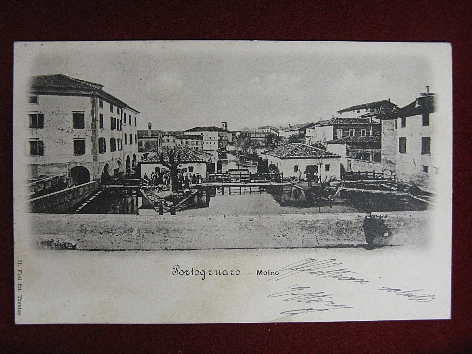 Portogruaro Molino “900 viaggiata animata #13182