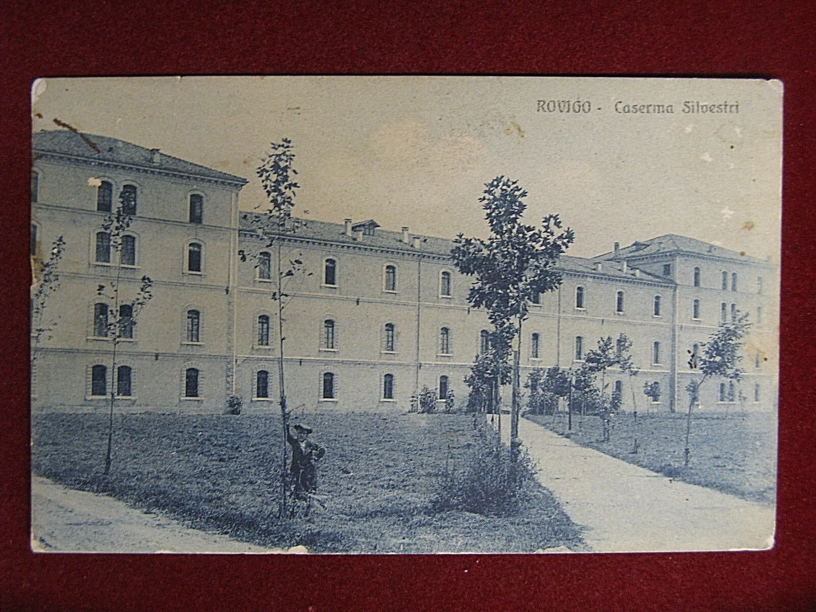 Rovigo Caserma Silvestri anni 10 viaggiata animata #13188