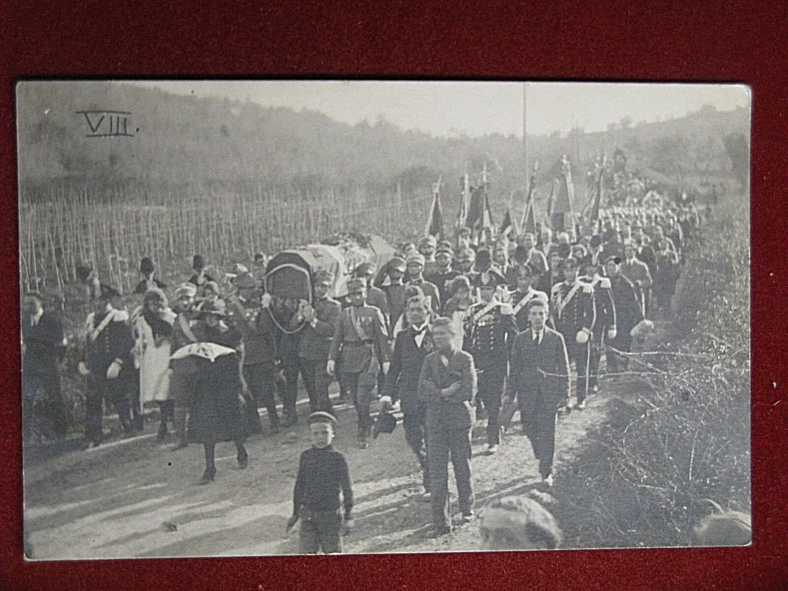 Corteo Funebre no viaggiata anni 10 #13241