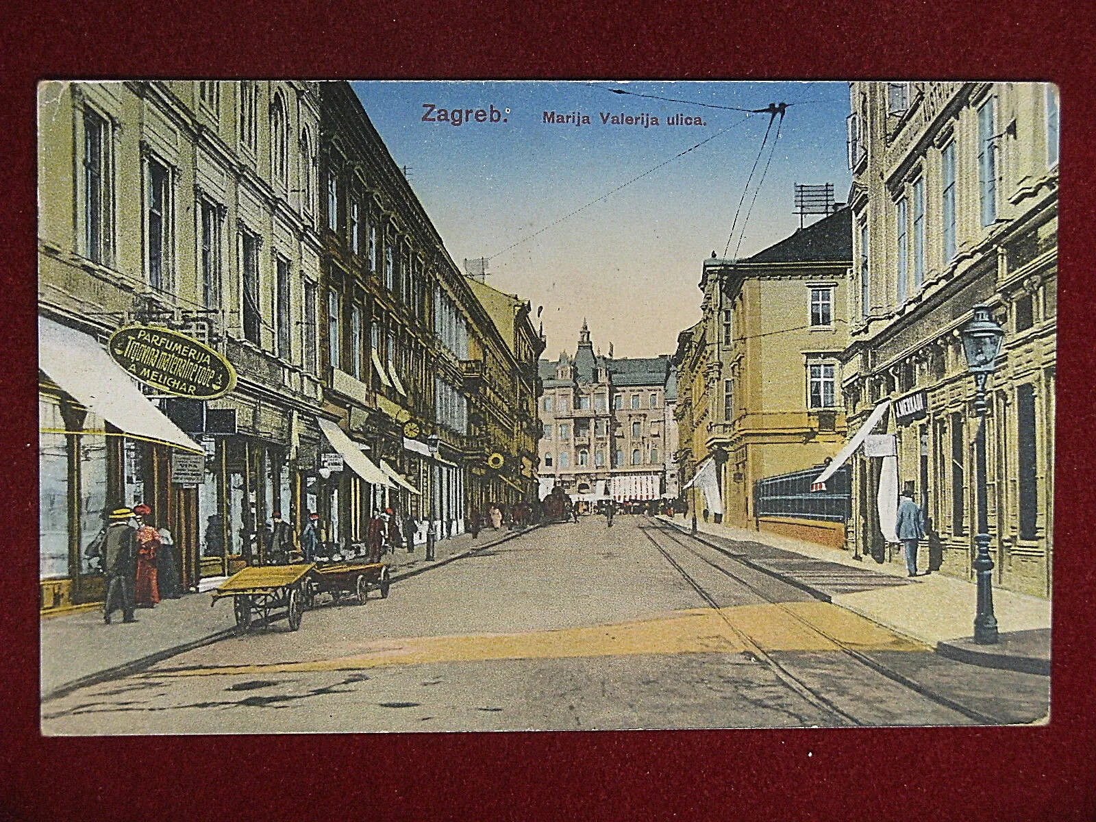 ZAGREB Croazia Marija Valerija ulica viaggiata anni 10 #11247