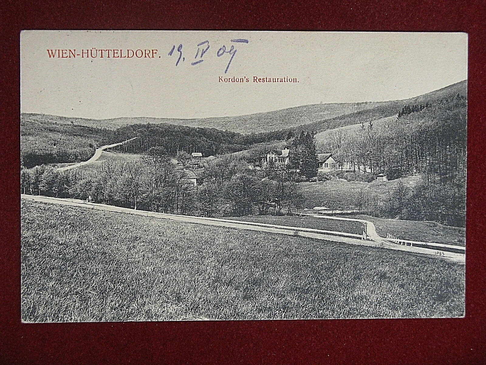 WIEN HUTTELDORF Austria viaggiata anni 20 #11285