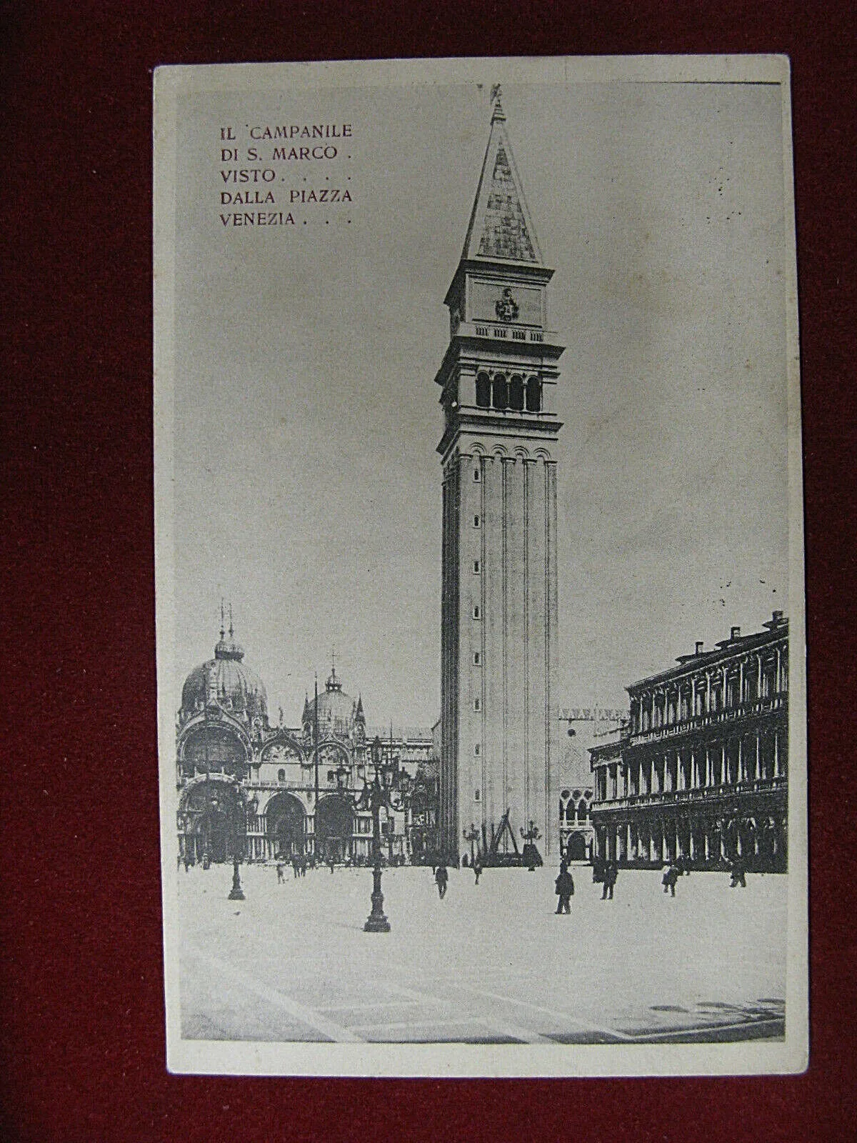 Venezia Campanile di San Marco anni 20, viaggiata #11636