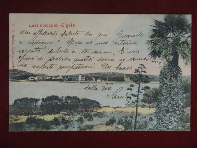 LUSSINPICCOLO Cigale Croazia viaggiata “900 #11222