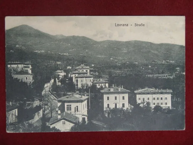 LOVRANA Croazia Panorama viaggiata anni 10 #11219