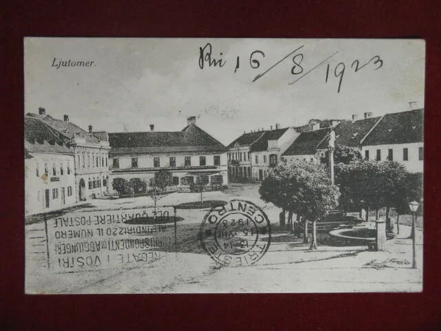 LJUTOMER Slovenia viaggiata anni 20 #11218
