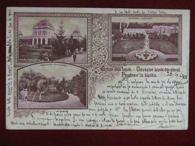 LIPIK Croazia Gruss Aus viaggiata “900 #11244