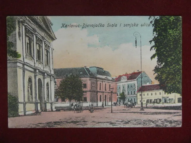 KARLOVAC Croazia viaggiata anni 20 #11230