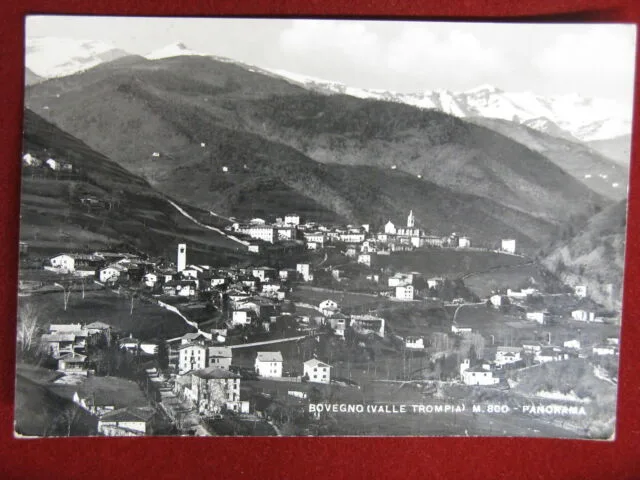 Bovegno Valle Trompia Panorama anni 50 viaggiata FG #13130