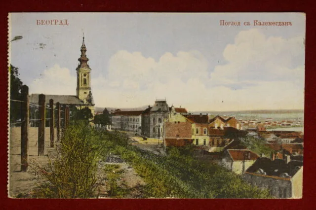 Serbia Beograd Pogled sa Kalemegdana anni 10 viaggiata #14121