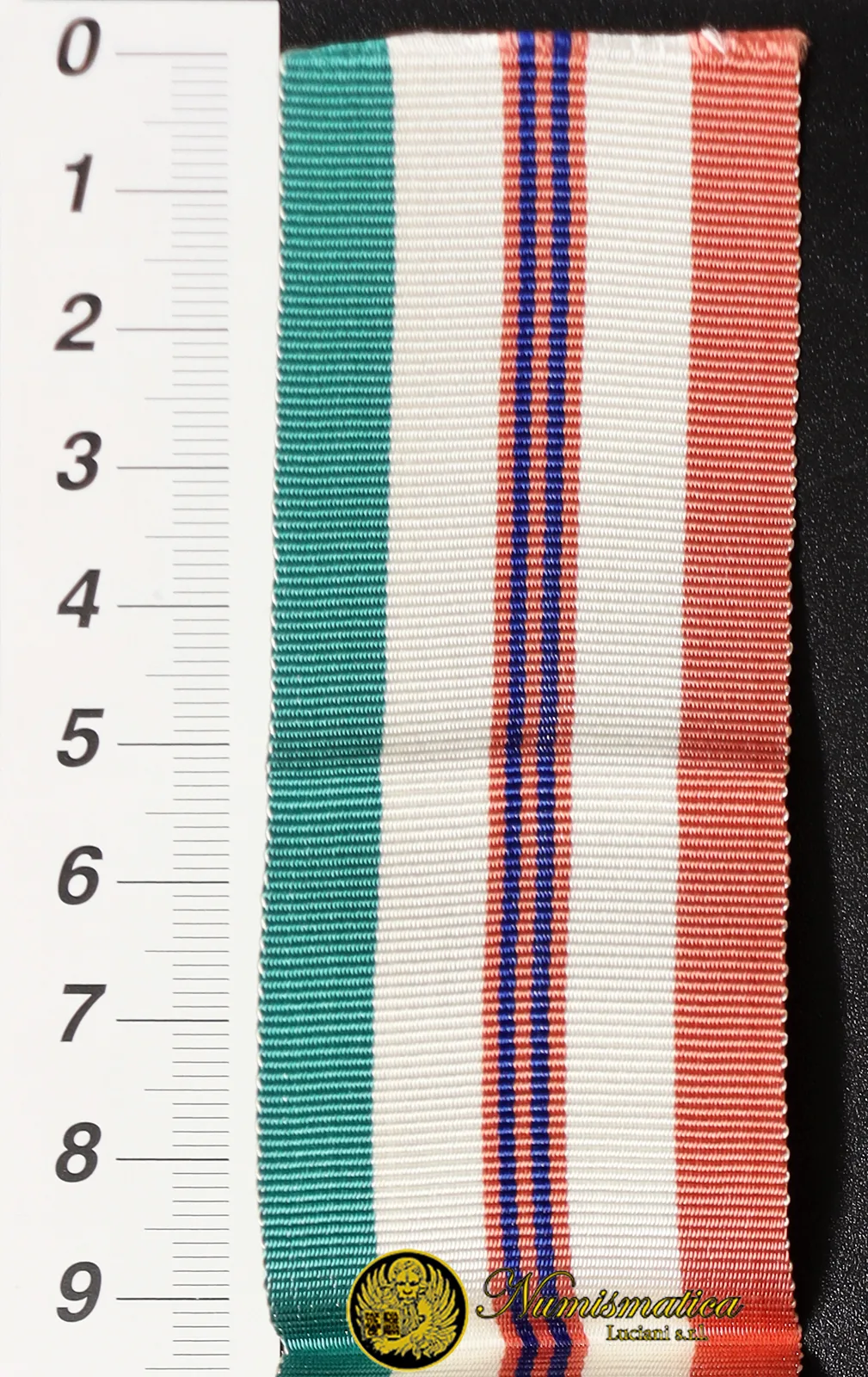 NASTRINO PER MEDAGLIA COMMEMORATIVA GUERRA DI LIBERAZIONE 1943-45 #KP759